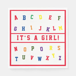 ABC Baby Showpaper Napkin Serviette