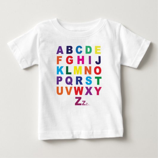ABC-Baby-T-Shirt Baby T-shirt (Vorderseite)
