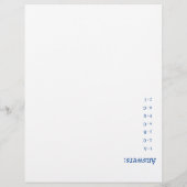 ABC Baby Trivia Game Flyer (Hinten)