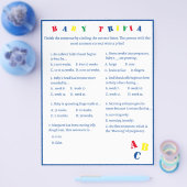 ABC Baby Trivia Game Flyer (Einzeln)