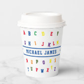 ABC Babydusche Papiertasse Pappbecher (Vorderseite)