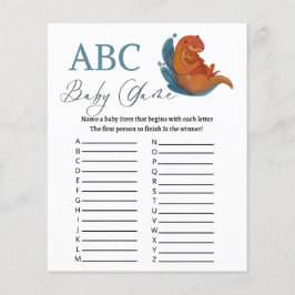 ABC Babydusche Spiel Meeresotter Thema