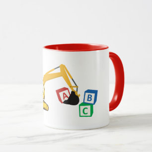 ABC Bagger Bauwagen Tasse