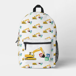 ABC Baggerbauschule Bedruckter Rucksack