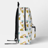 ABC Baggerbauschule Bedruckter Rucksack (Links)