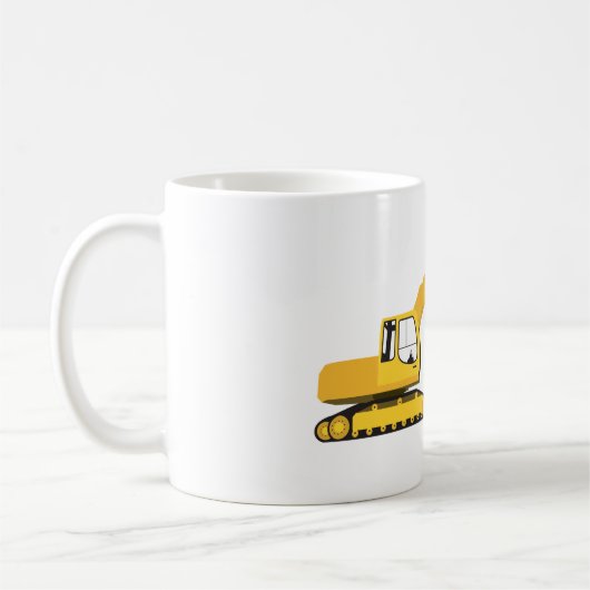 ABC Baggerbauwagen Kaffeetasse (Links)