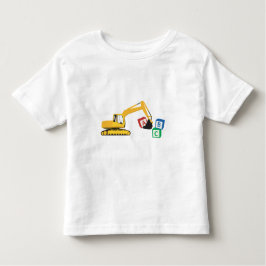 ABC Baggerbauwagen Kleinkind T-shirt