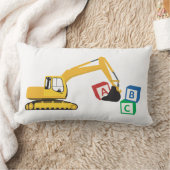 ABC Baggerbauwagen Lendenkissen (Decke)