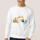 ABC Baggerbauwagen Sweatshirt (Vorderseite)