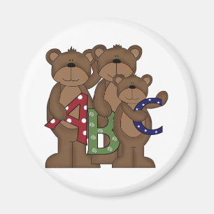 ABC-Bären Magnet