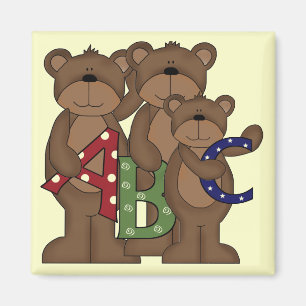 ABC Bears Tshirts und Geschenke Magnet