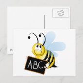 abc Bee Postkarte (Vorne/Hinten)