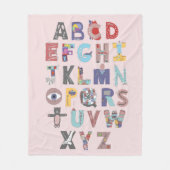 ABC Blanket Fleecedecke (Vorderseite)