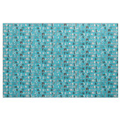 ABC blau Stoff (Yard (91,4 cm))