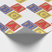 ABC-Blöcke Geschenkpapier (Ecke)