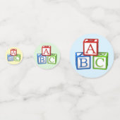 ABC-Blöcke Konfetti (Vorderseiten)