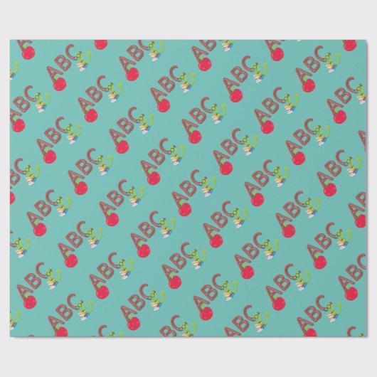 ABC Bookworm Geschenkpapier (Flach)