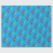 ABC Bookworm Muster Geschenkpapier (Flach)