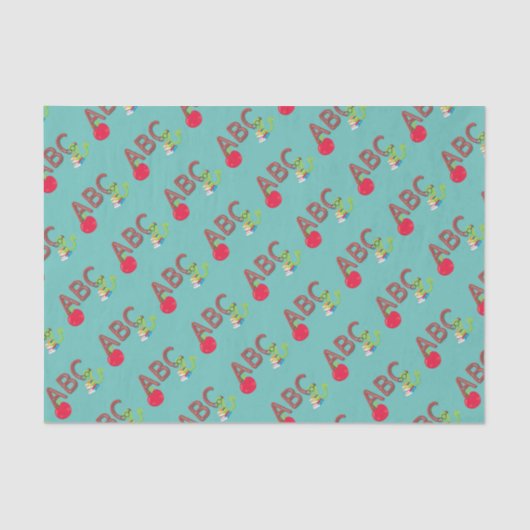 ABC Bookworm Seidenpapier (Vorderseite)