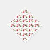 ABC Bookworm Serviette (Ecke)
