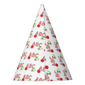 ABC-Bücherwurm Partyhütchen (Rückseite)