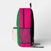 ABC-Buchstaben Bedruckter Rucksack (Rechts)