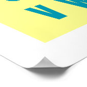 ABC Chart, A to Z Poster, Kinderzimmer Room Art Poster (Ecke)