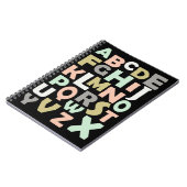 ABC Childrens Educational Kinderzimmer Notizblock (Linke Seite)