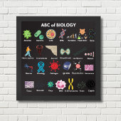 ABC der Biologie Poster