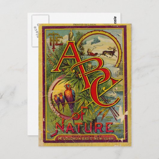 ABC der Natur Postkarte (Vorne/Hinten)