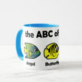 ABC des Unterwasseratemgeräts Tasse (Vorderseite Links)