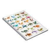 ABC-Dinosaurier-Notebook  Notizblock (Rechte Seite)