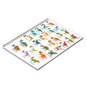 ABC-Dinosaurier-Notebook  Notizblock (Linke Seite)