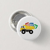 ABC Dump Truck Construction Trucks Button (Vorne & Hinten)