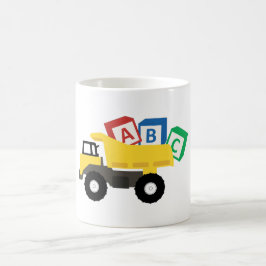 ABC Dump Truck Construction Trucks Kaffeetasse