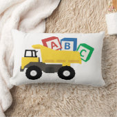 ABC Dump Truck Construction Trucks Lendenkissen (Decke)