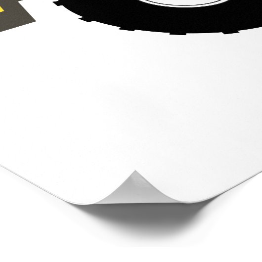 ABC Dump Truck Construction Trucks Poster (Ecke)