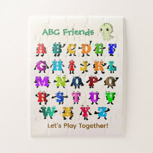 ABC Freunde Spielzeit Puzzle