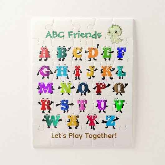 ABC Freunde Spielzeit Puzzle (Vertikal)