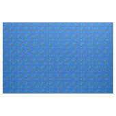 ABC Fun Learning Pattern auf Blue Stoff (Yard (91,4 cm))