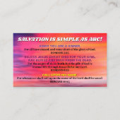 ABC Gospel Christlich KJV Scripting Visitenkarte (Vorderseite)