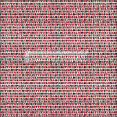 ABC-Grafiktext visuell, schwarz, weiß Stoff (Kachel)