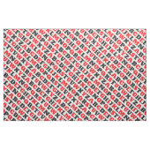 ABC-Grafiktext visuell, schwarz, weiß Stoff (Fat Quarter (45,7 x 55,9 cm))
