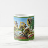 ABC Hauptstadt Alphabet Themen. Kaffeetasse (Mittel)