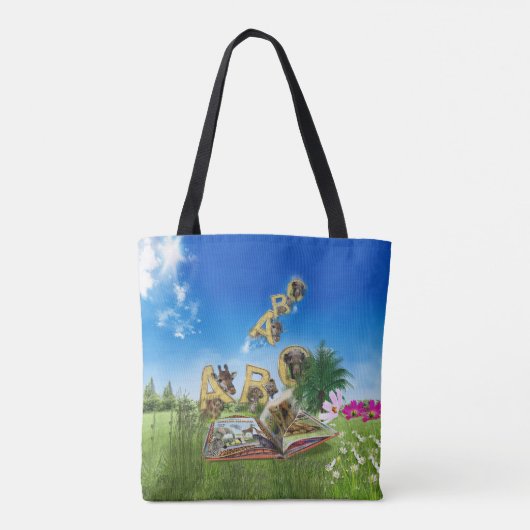 ABC Hauptstadt Alphabet Themen. Tasche (Rückseite)