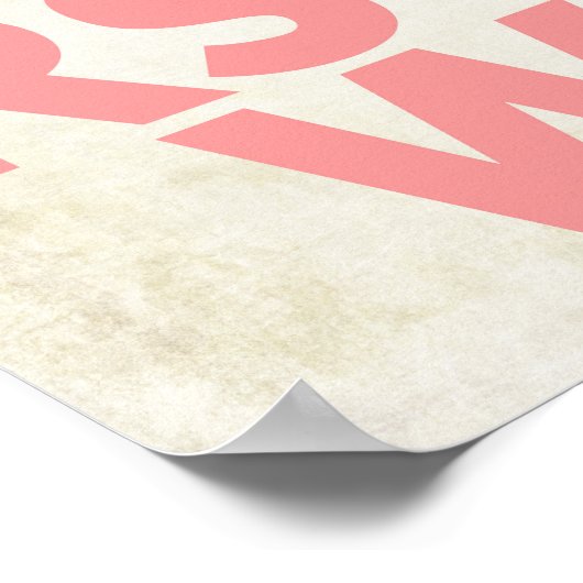 ABC I Liebe U Poster (Ecke)