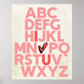 ABC I Liebe U Poster (Vorne)