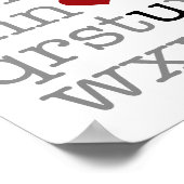 abc i ♥ u. poster (Ecke)