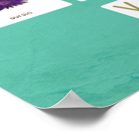 abc illsutrated franz. wörter poster (Ecke)