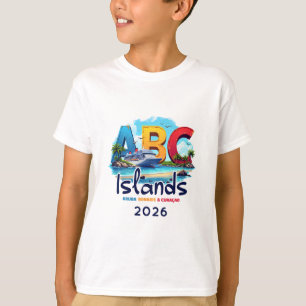 Abc Inseln Aru Bonaire Curacao Kreuzfahrt Urlaub 2 T-Shirt